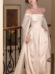 Elegant New Fashion Evening Party Ladies Vestido Vintage Long Prom Dress P895