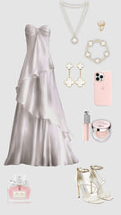 Sexy A line Sweetheart Party Dresses White Long Prom Dresses P940