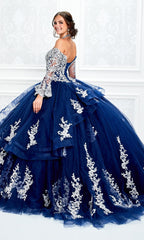 Princesa Halter Ball Gown Quinceañera Dress PR11927