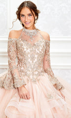 Princesa Halter Ball Gown Quinceañera Dress PR11927