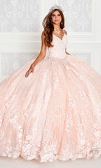 Princesa by Ariana Vara Lace Quince Dress PR12268