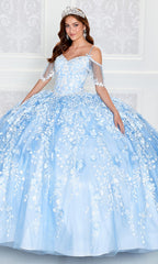 Cold-Shoulder Princesa Quinceanera Dress PR12271