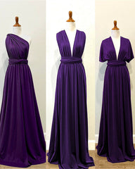 Purple Infinity Bridesmaid Dress