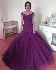 Elegant Mermaid Prom Dresses Lace Off Shoulder