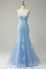 Purple Violet Lace Applique Prom Dress Long Mermaid Evening Gown UK