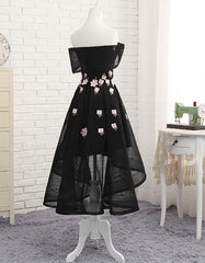 Off Shoulder High Low Fashionable Party Dress, Homecoming Dresses, Lovely Formal Dresses