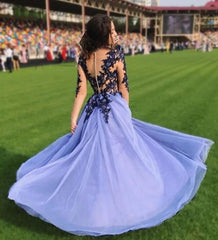 Prom Dress Long Sleeves, Formal Dress, Evening Dress, Dance Dresses