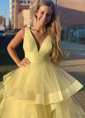 Sparkly Long Prom Dresses,Evening Dresses,Charming Dance Dress