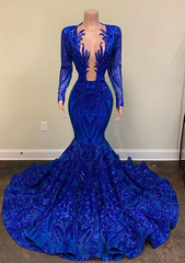 black girl prom dresses mermaid long prom Dress SA1525