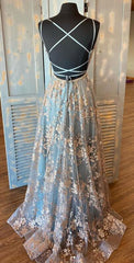 Sparkly Lace Prom Dress,Colored Wedding Dresses