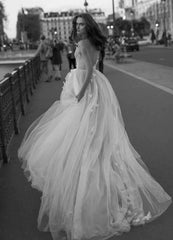 Open Back Beach Wedding Dresses,Bridal Dresses