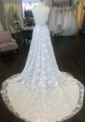 Lace A-line Wedding Dress, Bridal Gown ,Dresses For Brides DTB132