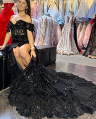 Sparkly Prom Dress, Wedding Dress,  Graduation School Party Gown