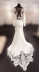 Mermaid Wedding Dress with Long Sleeves
