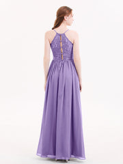 Spaghestti Strap Chiffon Dress with Sweetheart-Tahiti