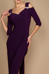 R&M Richards 8950W Plus Size Long Formal Dress