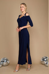 R&M Richards 8950W Plus Size Long Formal Dress