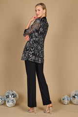 R&M Richards 9682W Formal Plus Size Jacket Pant Suit