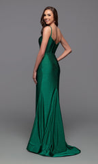 PromGirl RX5028 Long Jersey Prom Dress