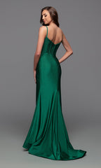 PromGirl RX5028 Long Jersey Prom Dress