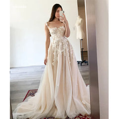 Amanda Customized Tulle Spaghetti Strap Evening Dresses
