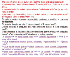 2 Pieces Sweetheart Satin Wedding Dresses A-Line Long Sleeve