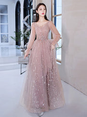 Broderie florale de luxe longue robes de soirée de bal noir