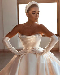 Gorgeous Women's Wedding Dresses Off Shoulder Princess Gowns