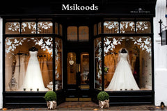 Msikoods Vintage Long Sleeves Mermaid Wedding Dresses Gown