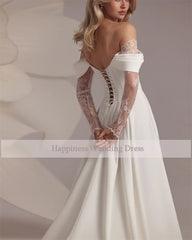 Customized Strapless Corset Designs Wedding Dress A-Line Lace Up