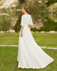 Lovely Beach Wedding Dresses White Pants Suit Bridal Gowns Summer Boho