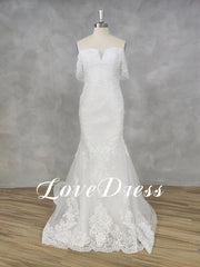 Customized Sexy Mermaid Lace Wedding Dresses for Brides