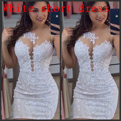 Short Sheath Lace 2 in 1 Wedding Dresses with Detachable Skirt Two Pieces Pearls Bridal Gowns