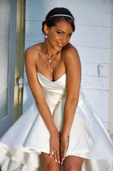 Wedding Dresses for Woman Satin A Line Boho Beach Gowns
