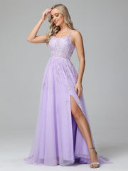 Charming Sweep Train Criss-Cross Straps Sleeveless Prom Dresses