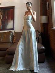 Beautiful Mermaid Spaghetti Straps Sage Green Long Party Dresses Prom Dress SD2405