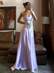Beautiful Mermaid Spaghetti Straps Sage Green Long Party Dresses Prom Dress SD2405