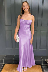 Simple Light Blue Bodycon Evening Party Dress Prom Dresses SD2463