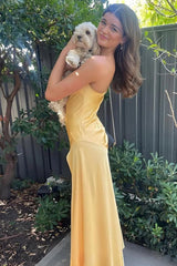 Simple Light Blue Bodycon Evening Party Dress Prom Dresses SD2463