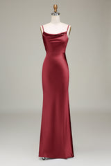 Cowl Neck and Back Maxi Dress in Dusty Blue
