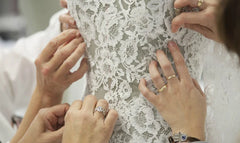 Luxury Empire Wedding Dresses Beaded Square Collar Mermaid Gowns
