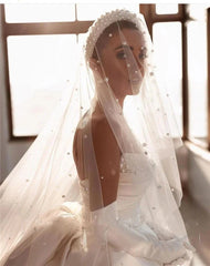 Gorgeous Women's Wedding Dresses Off Shoulder Princess Gowns