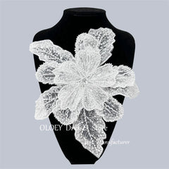 OLOEY Exquisite Mini Lace Short Wedding Dresses Bridal Dress Sweetheart Luxury Delicate Women Robes