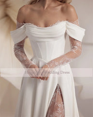 Customized Strapless Corset Designs Wedding Dress A-Line Lace Up