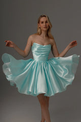 Elegant Short Wedding Prom Party Dresses Evening Gowns