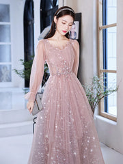 Broderie florale de luxe longue robes de soirée de bal noir