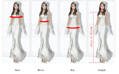 Elegant Women White Lace Wedding Dresses Flare Sleeves Mermaid Gown
