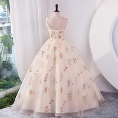 Broderie florale de luxe longue robes de soirée de bal noir
