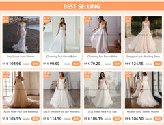 Sexy Scoop Long Sleeves Mermaid Wedding Dresses Bridal Gown