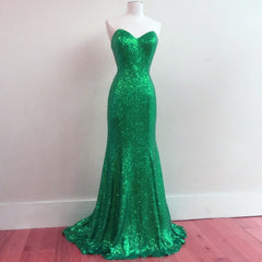 Sequin Bridesmaid Dresses Mermaid Sweetheart